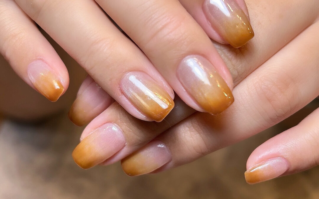 じんわりとろけるようなブラウンのグラデーション