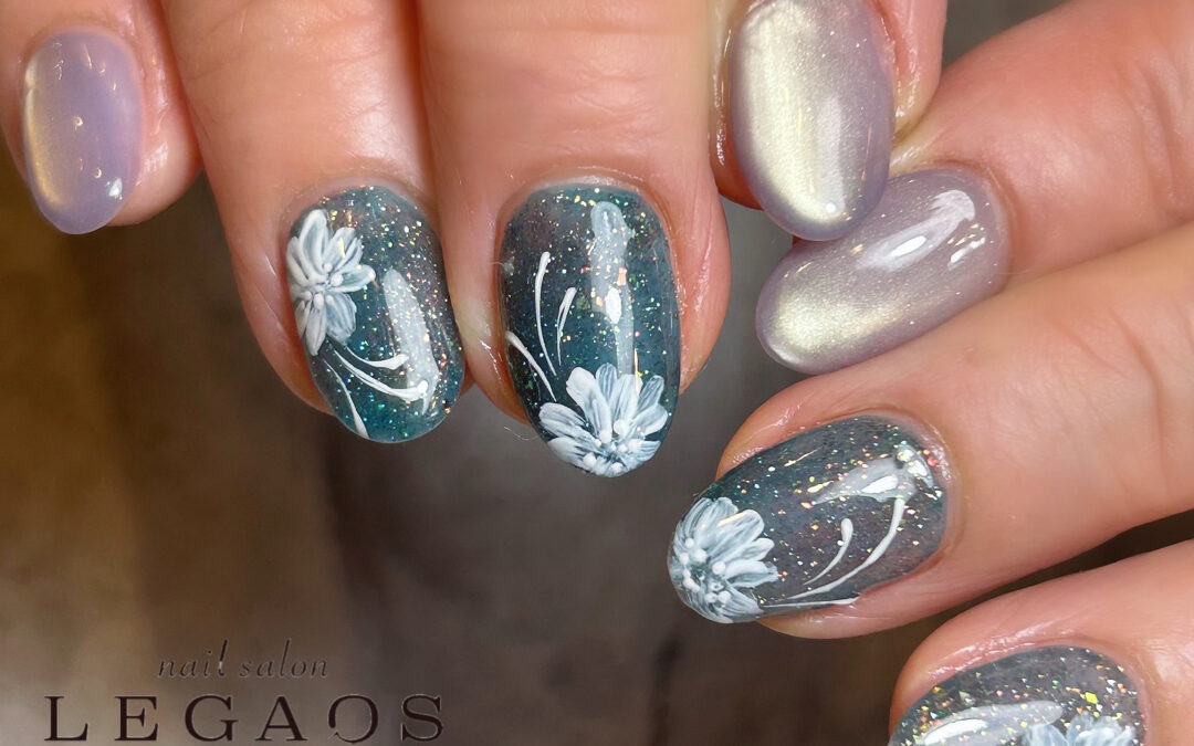 落ち着いたグリーンに